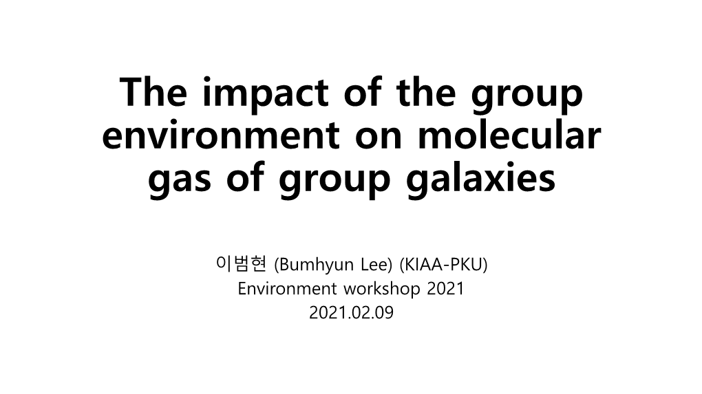 The Impact of the Group Environment on Molecular Gas of Group Galaxies