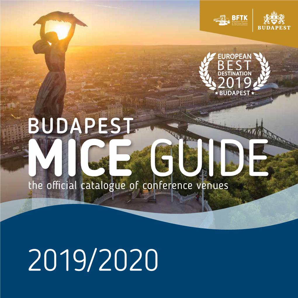 MICE GUIDE the Oﬃcial Catalogue of Conference Venues