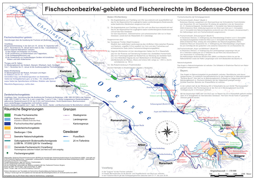 Karte Bodensee-Obersee