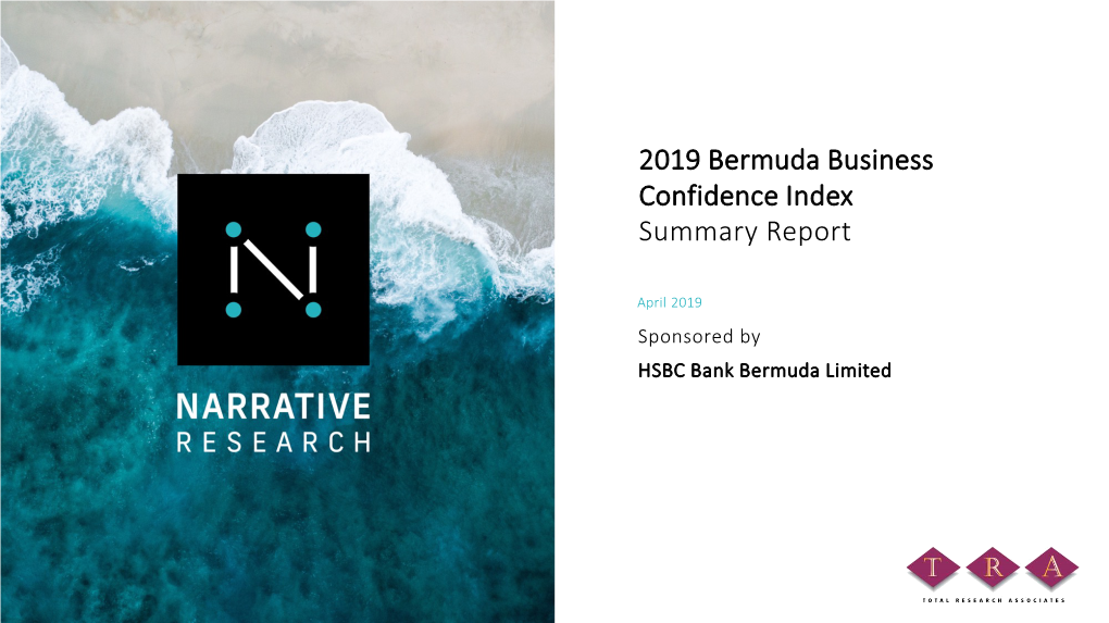 2019 Bermuda Business Confidence Index Summary Report