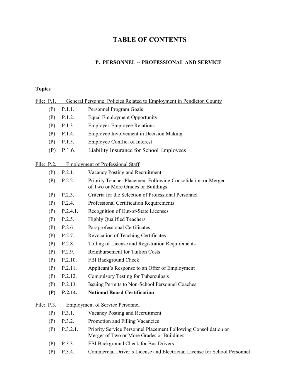 Table of Contents s191