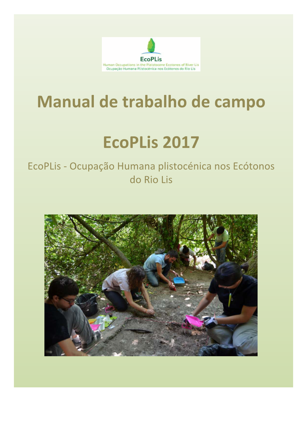 Manual De Trabalho De Campo Ecoplis 2017