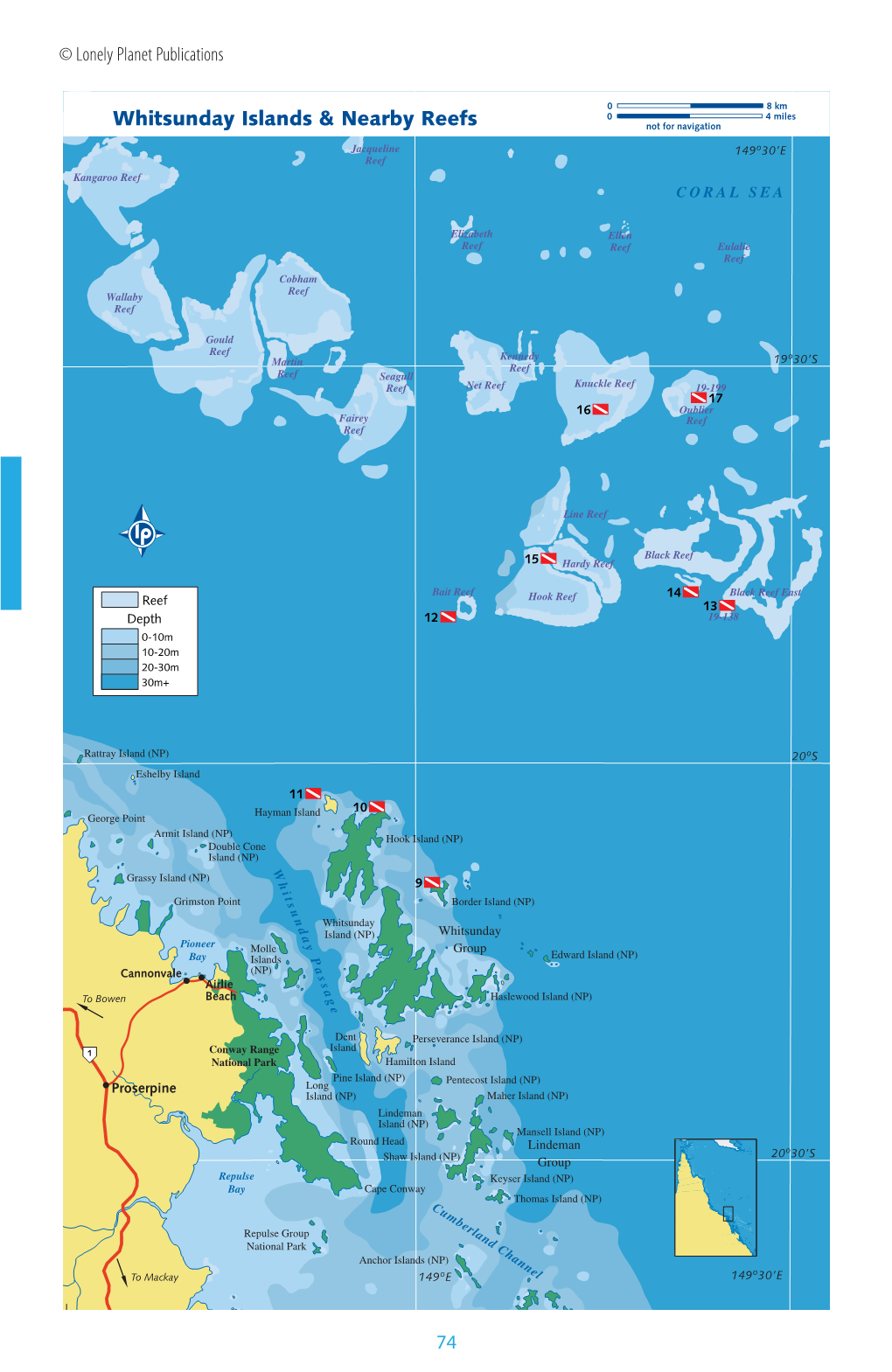 74 Whitsunday Islands & Nearby Reefs © Lonely Planet Publications