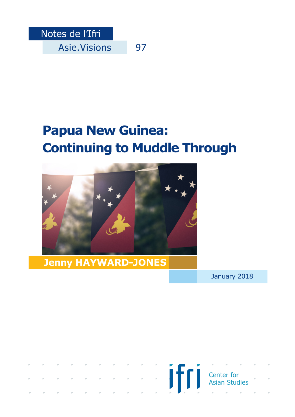 Papua New Guinea: Continuing to Muddle Through