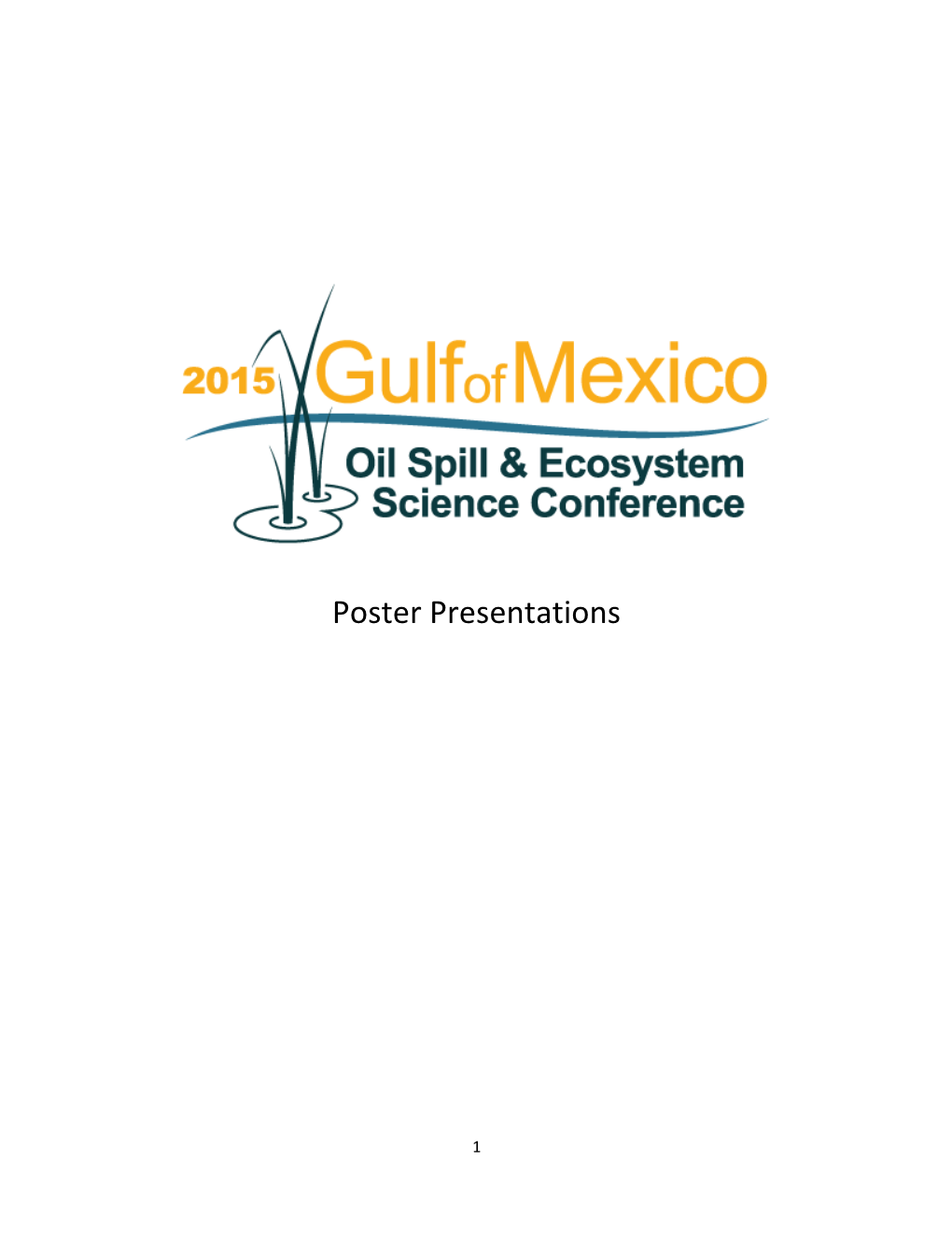 2015 Poster Abstracts