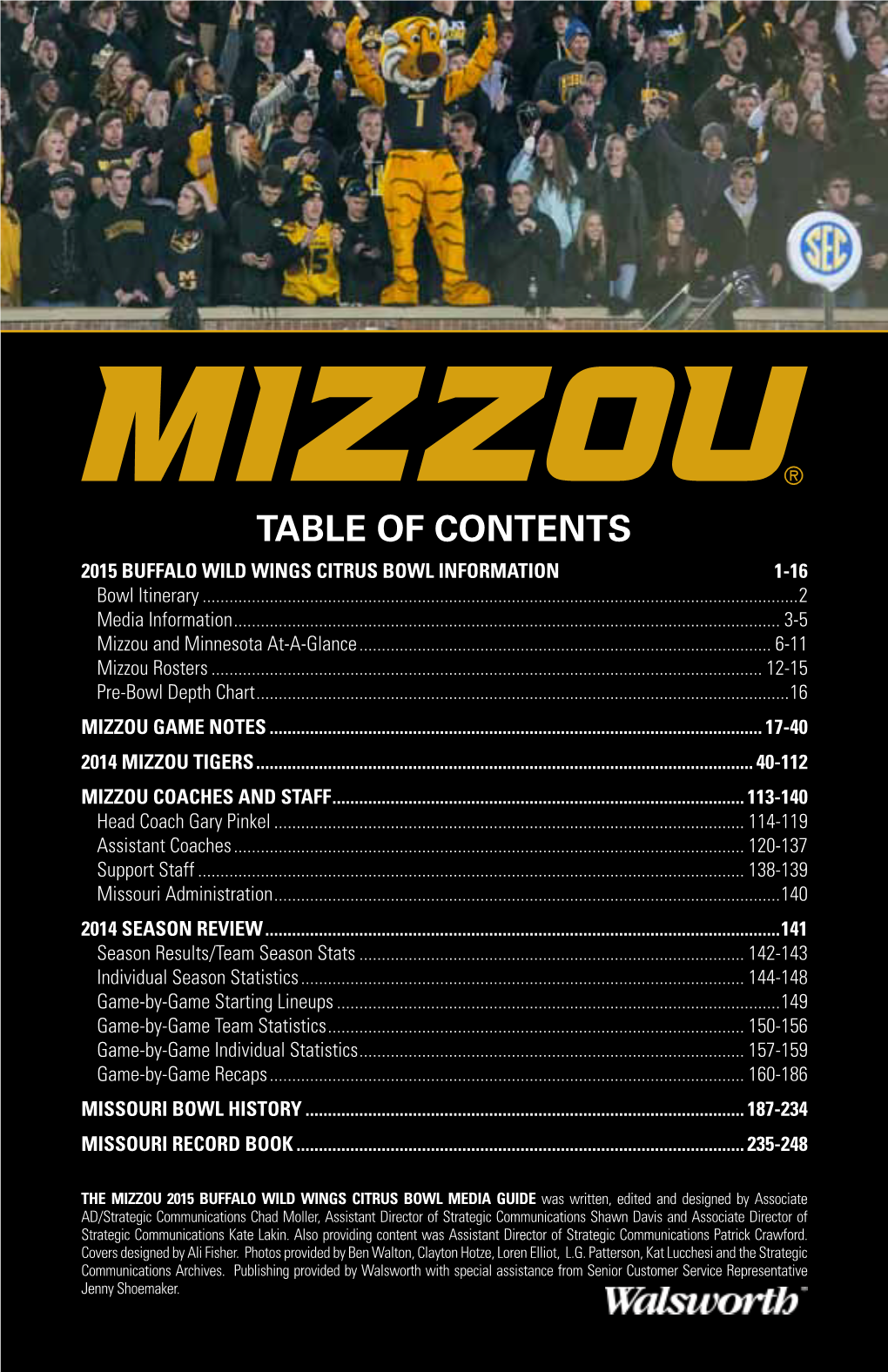 Table of Contents