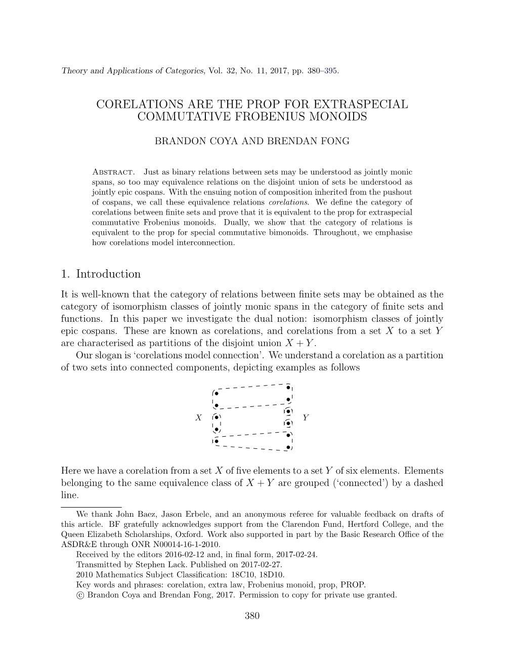 Corelations Are the Prop for Extraspecial Commutative Frobenius Monoids