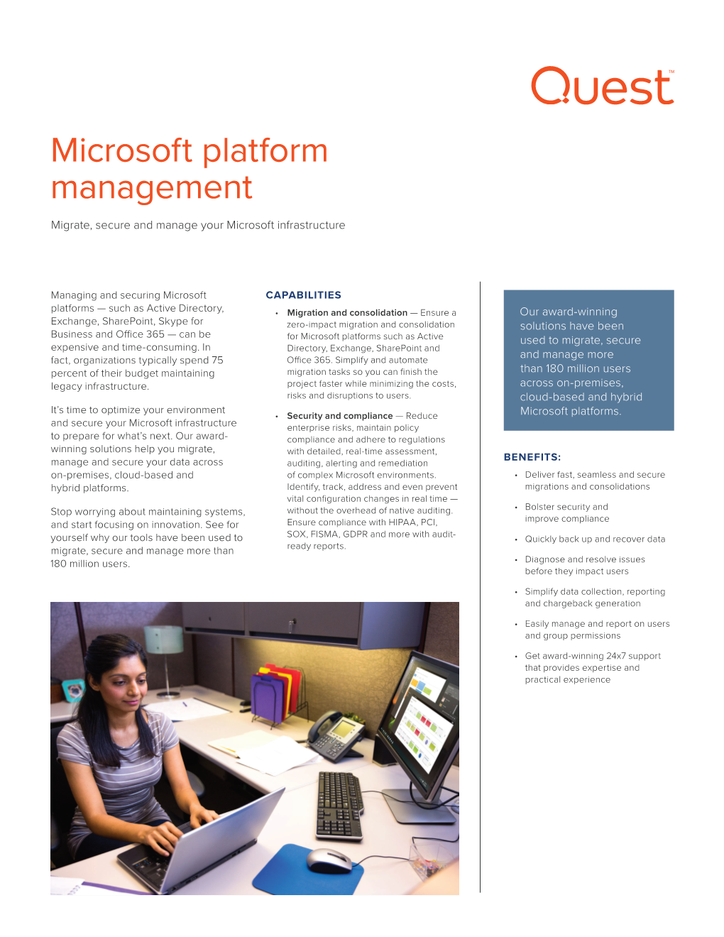 Quest: Microsoft Platform Management |Manage And