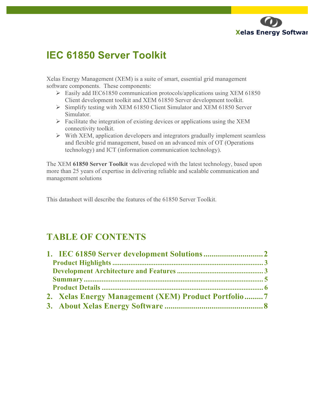 IEC 61850 Server Toolkit