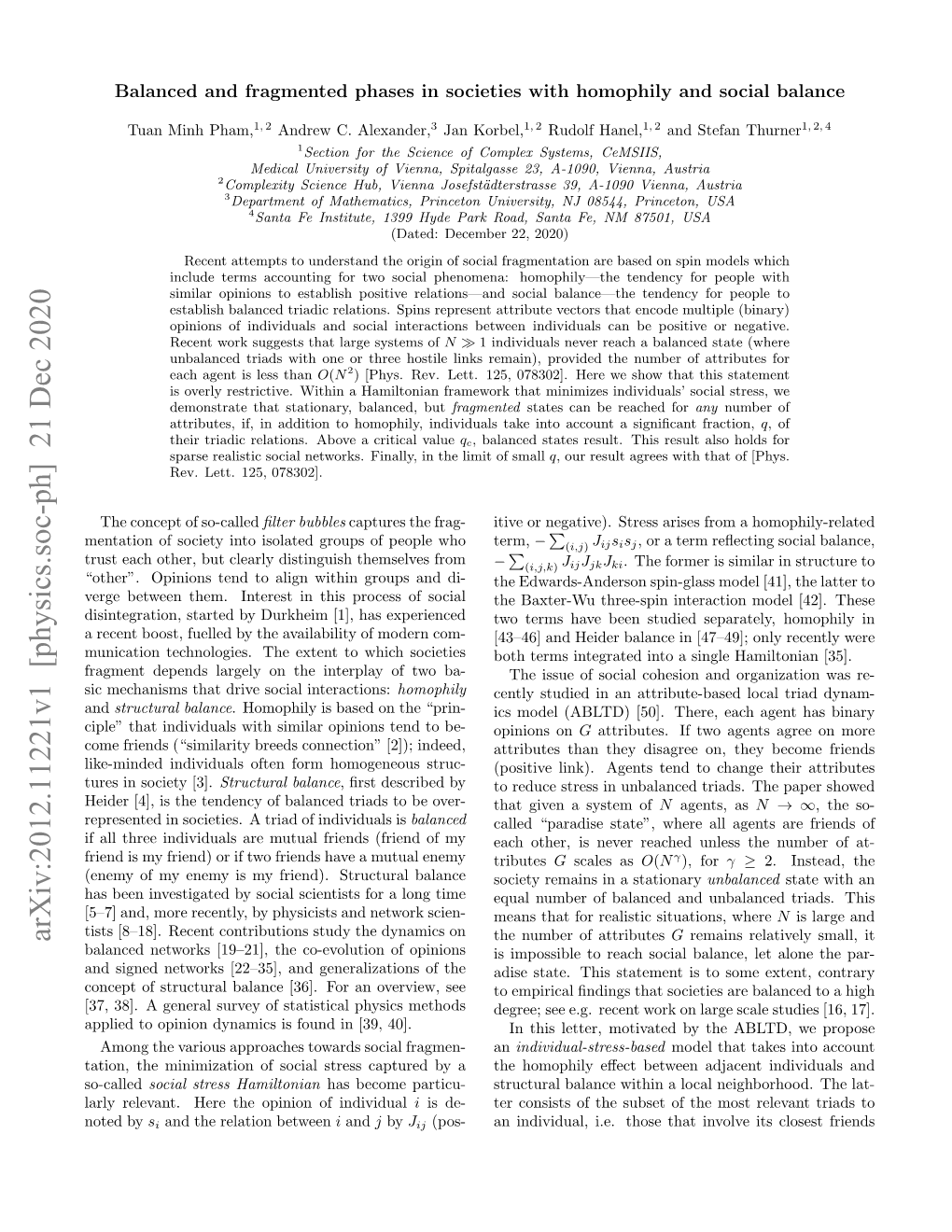 Balanced and Fragmented Phases in Societies with Homophily and Social Balance