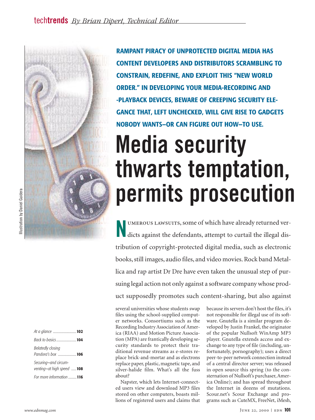 Media Security Thwarts Temptation, Permits Prosecution