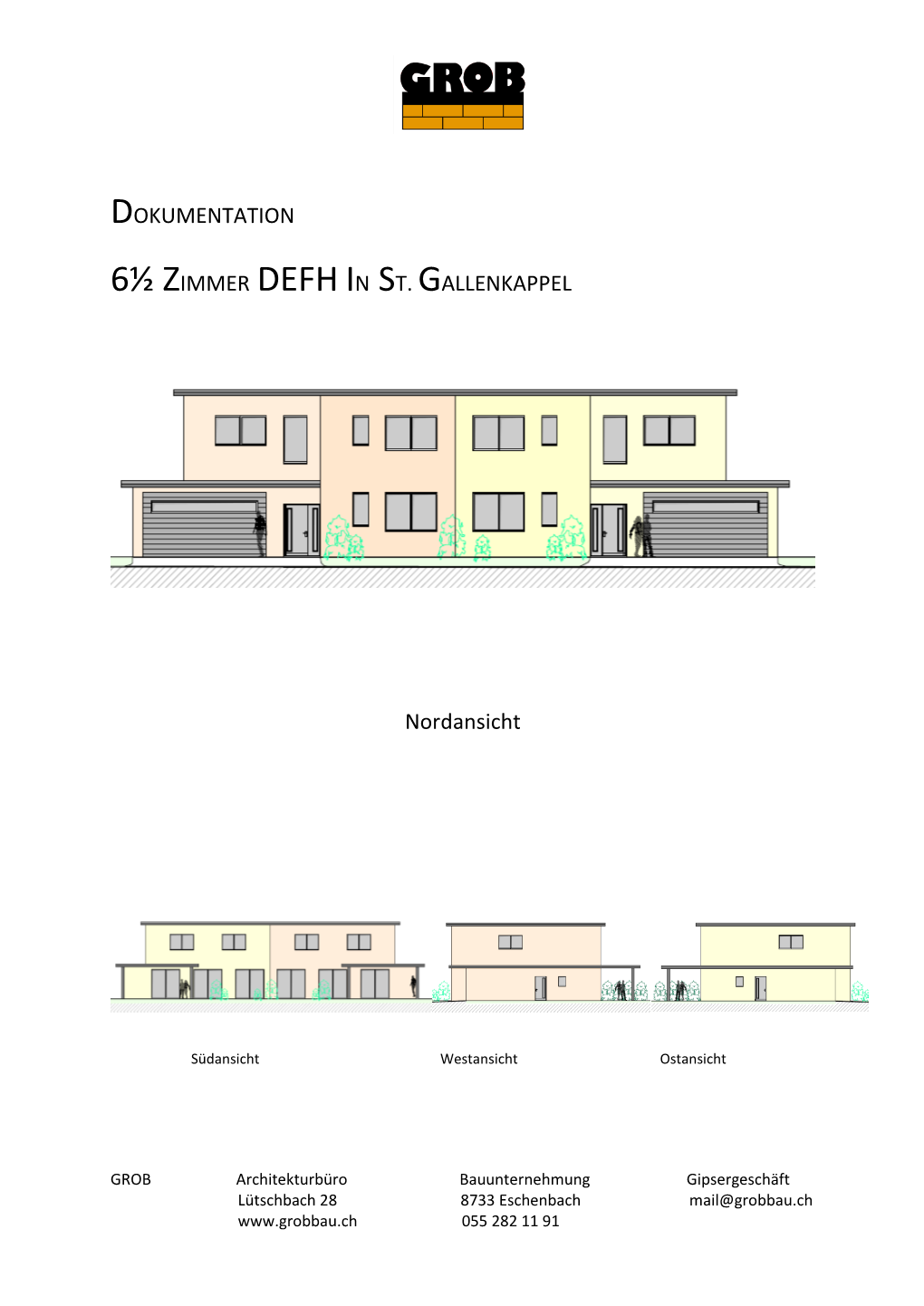 Dokumentation 6½ Zimmer Defh in St. Gallenkappel