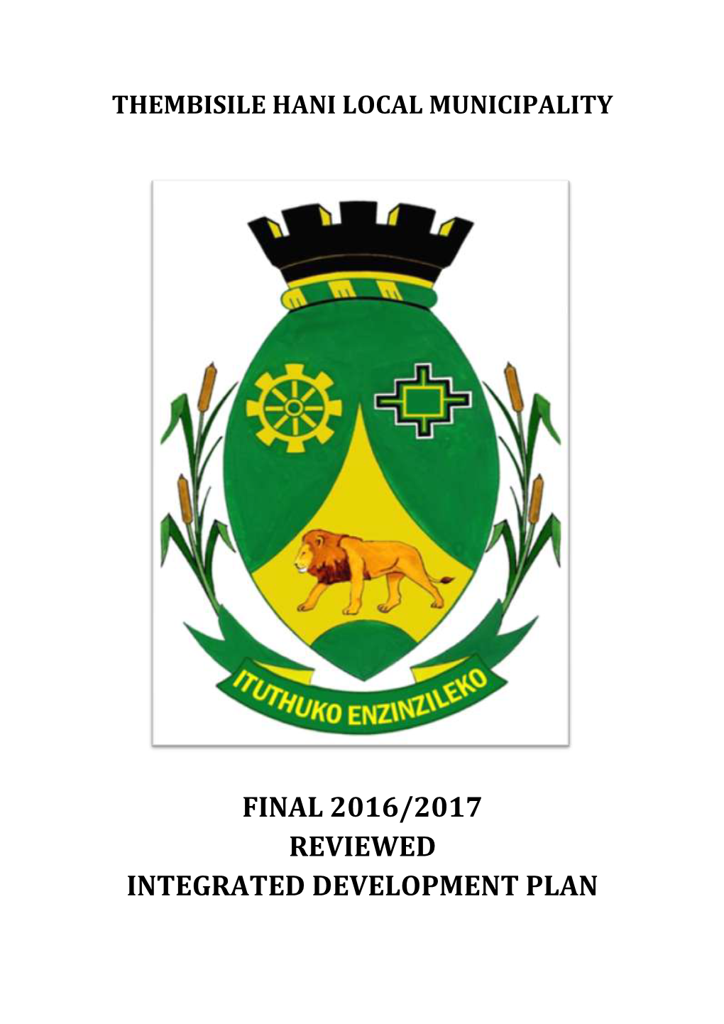 Thembisile Hani Local Municipality 2016/17