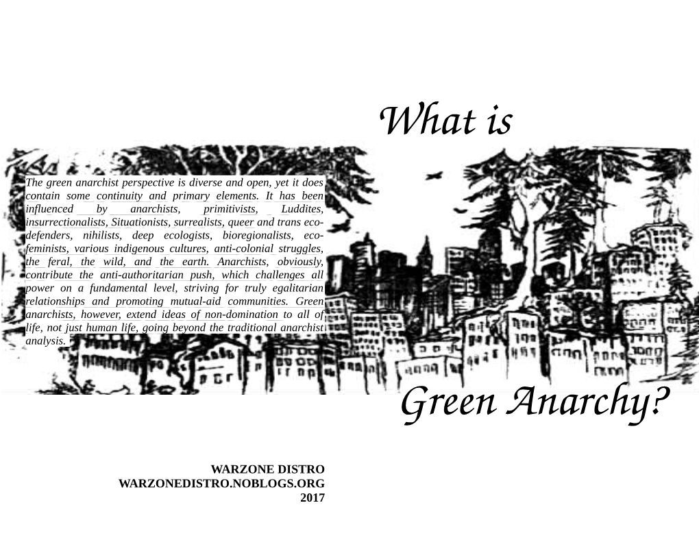 Green Anarchy?