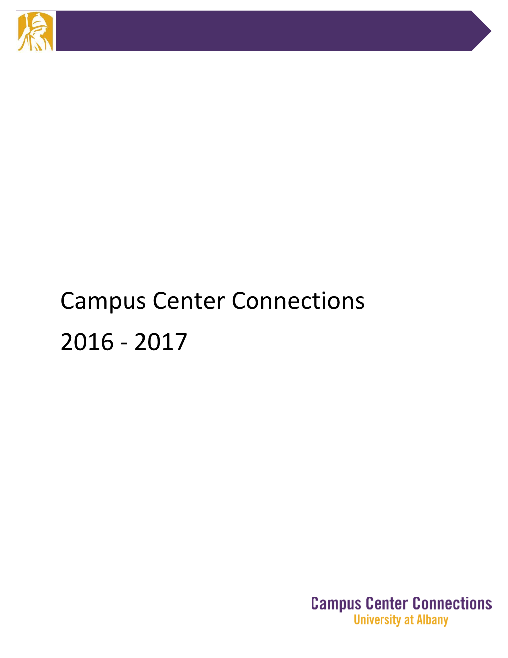 Campus Center Connections 2016 - 2017