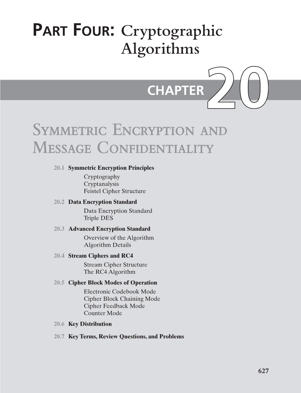 Symmetric Encryption and Message Confidentiality