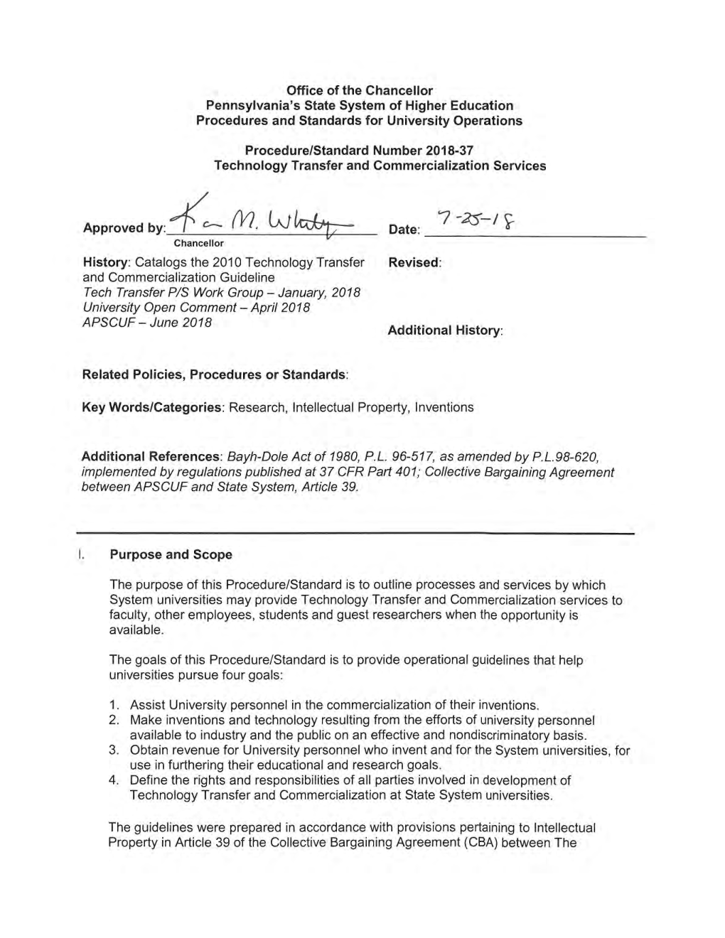 Technology Transfer and Commercialization Services of the University, You May Voluntarily Disclose and Assign Your Rights in Ownership to the University