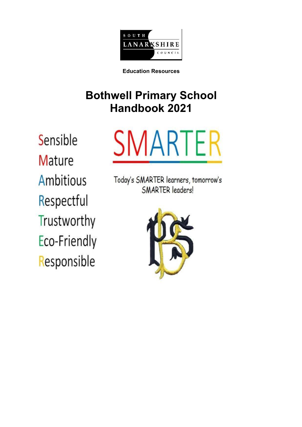 Bothwell Primary School Handbook 2021
