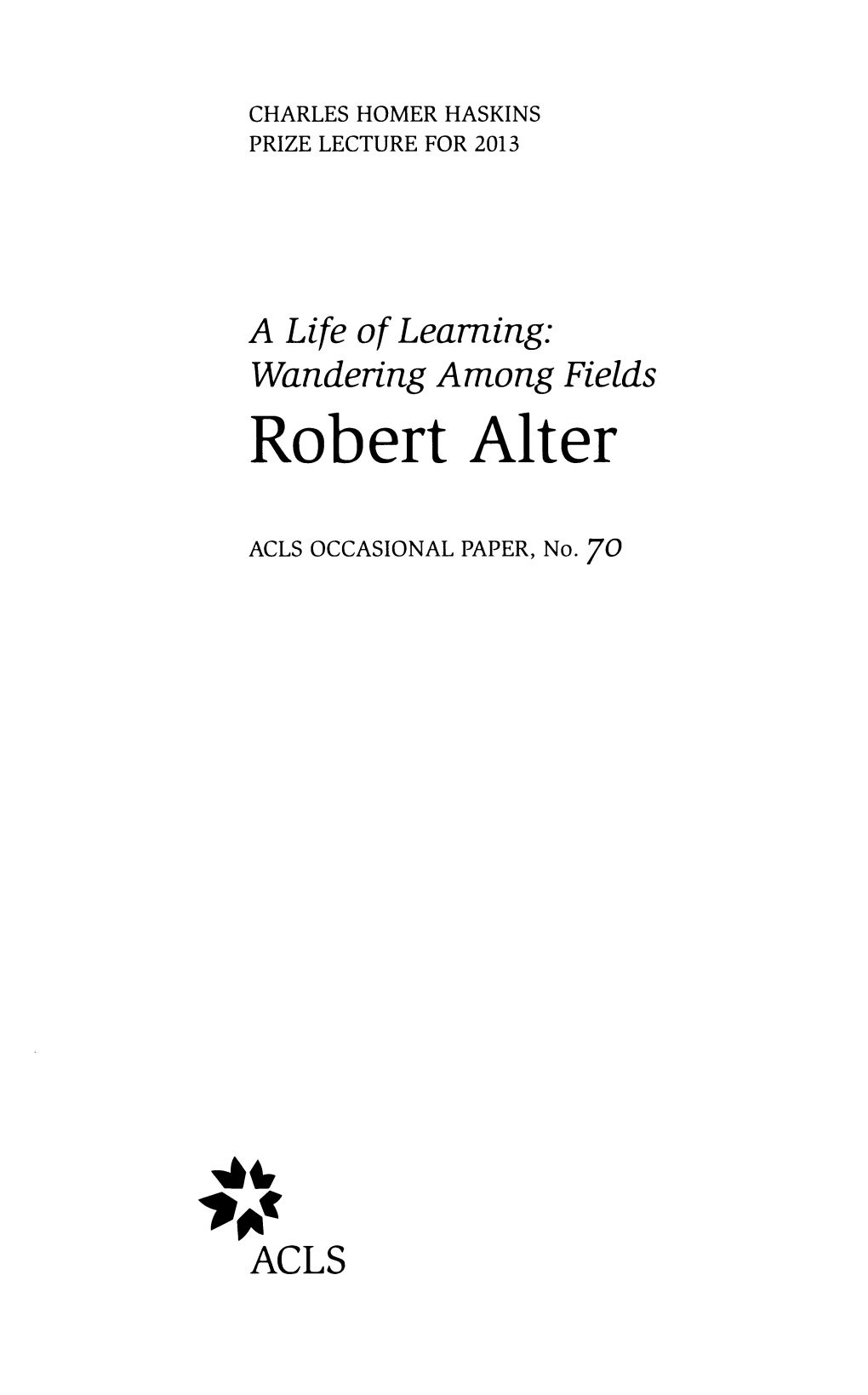 Robert Alter