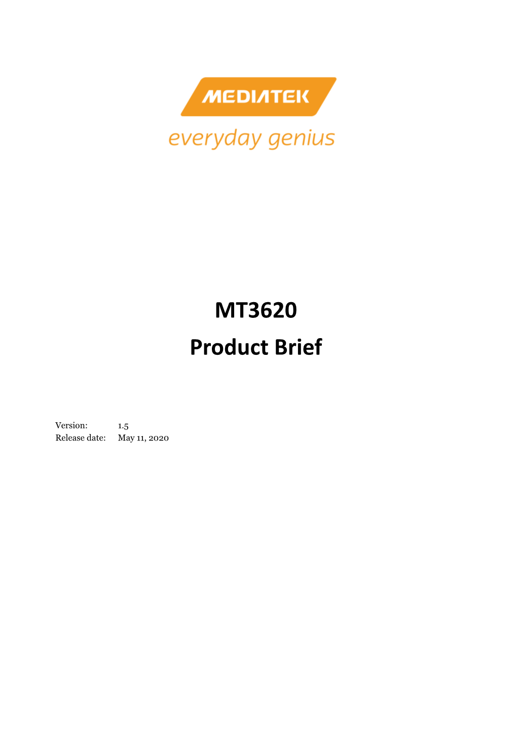 MT3620 Product Brief