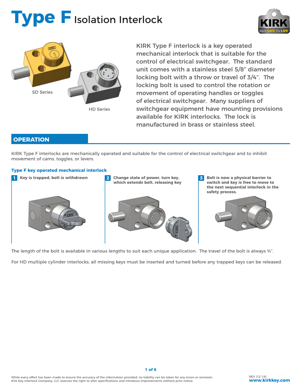 Type Fisolation Interlock