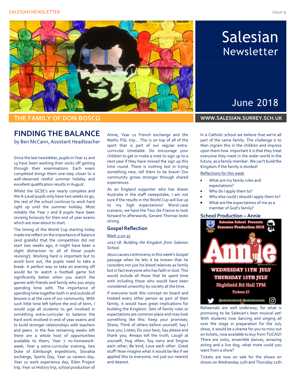 SALESIAN NEWSLETTER Issue 9