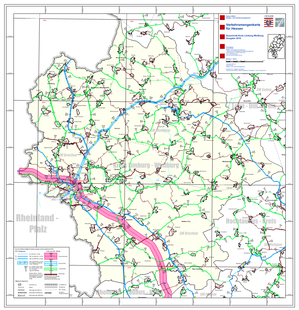 Kreis Limburg-Weilburg 5605000 Allendorf 7 L3376 1111 4444 Ausgabe 2010 Klein - Altenstädten 6666 ASAS Aßlaraßlar