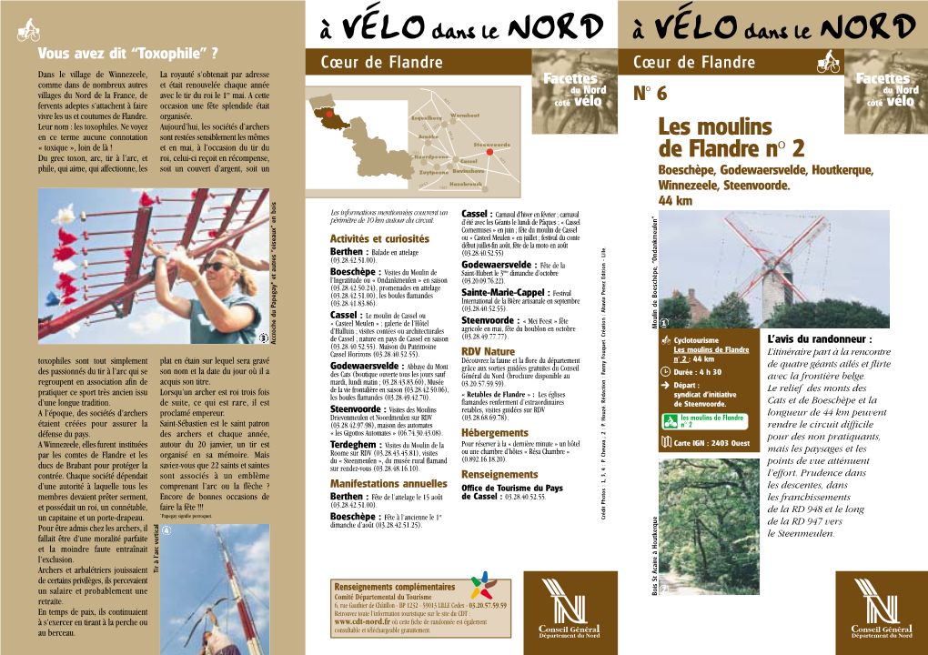 Les Moulins De Flandre No 2 Départ : Syndicat D’Initiative De Steenvoorde