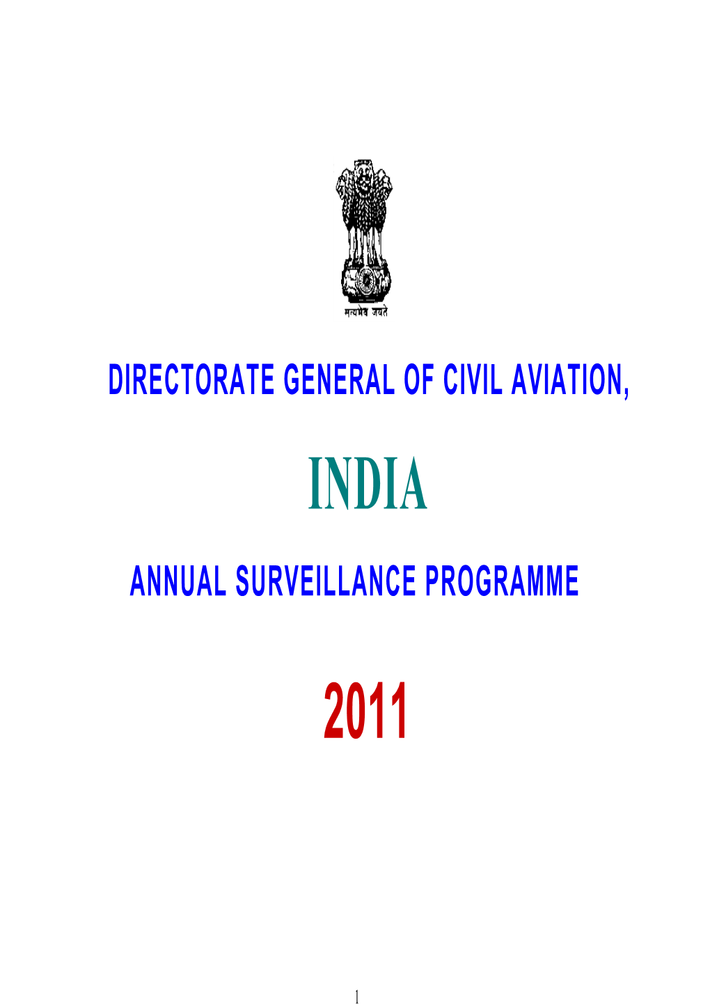 Surveillance Programme 2011