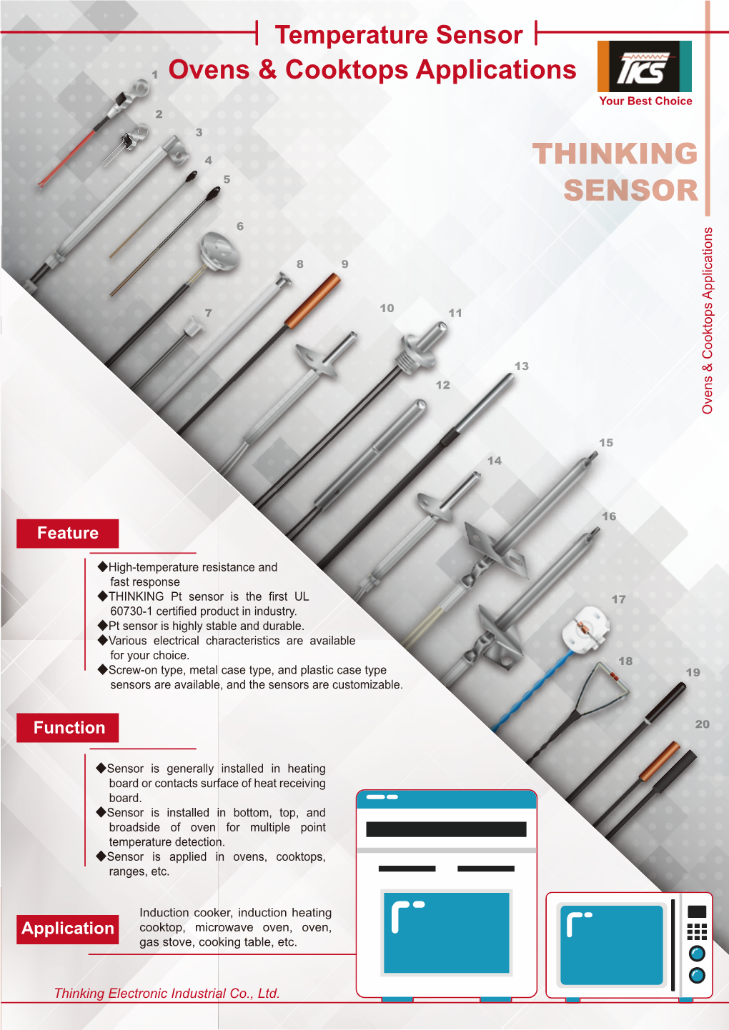 NTC Thermistor (Temperature Sensor) Catalogue
