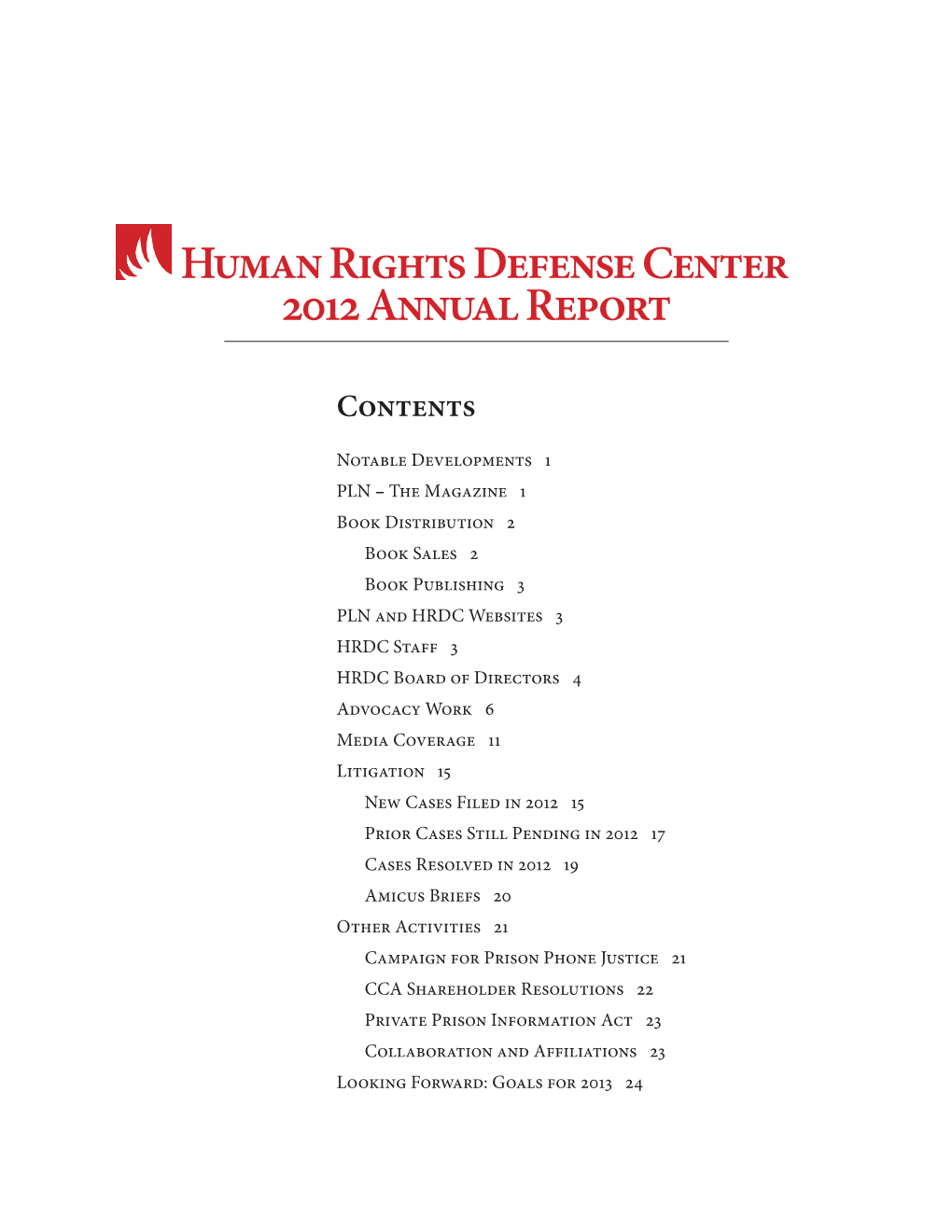 2012 Annual Report