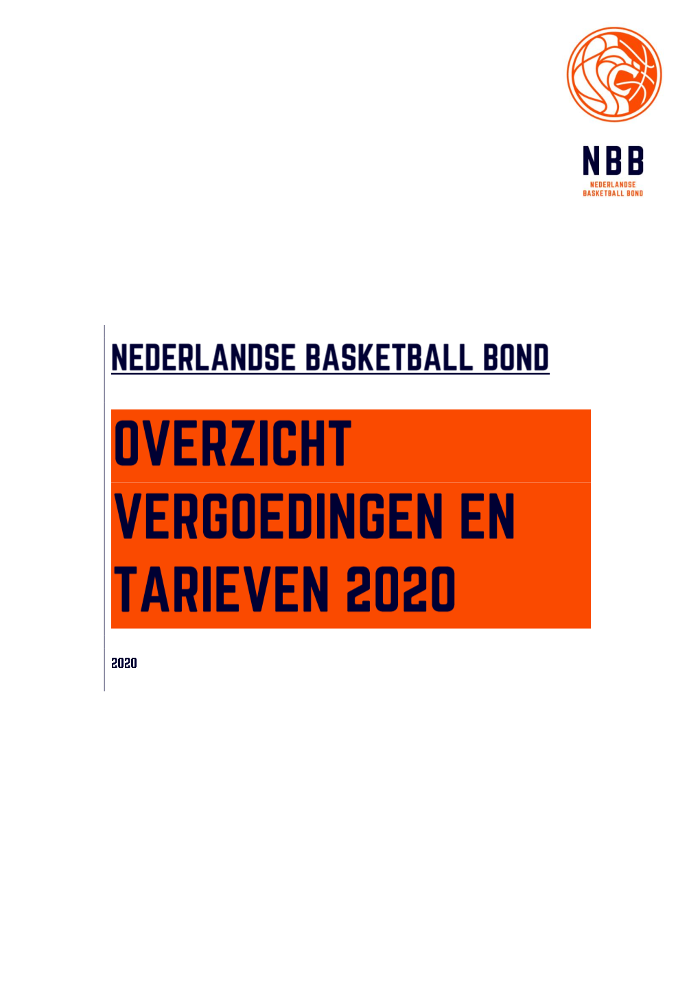 Overzicht Vergoedingen En Tarieven 2020