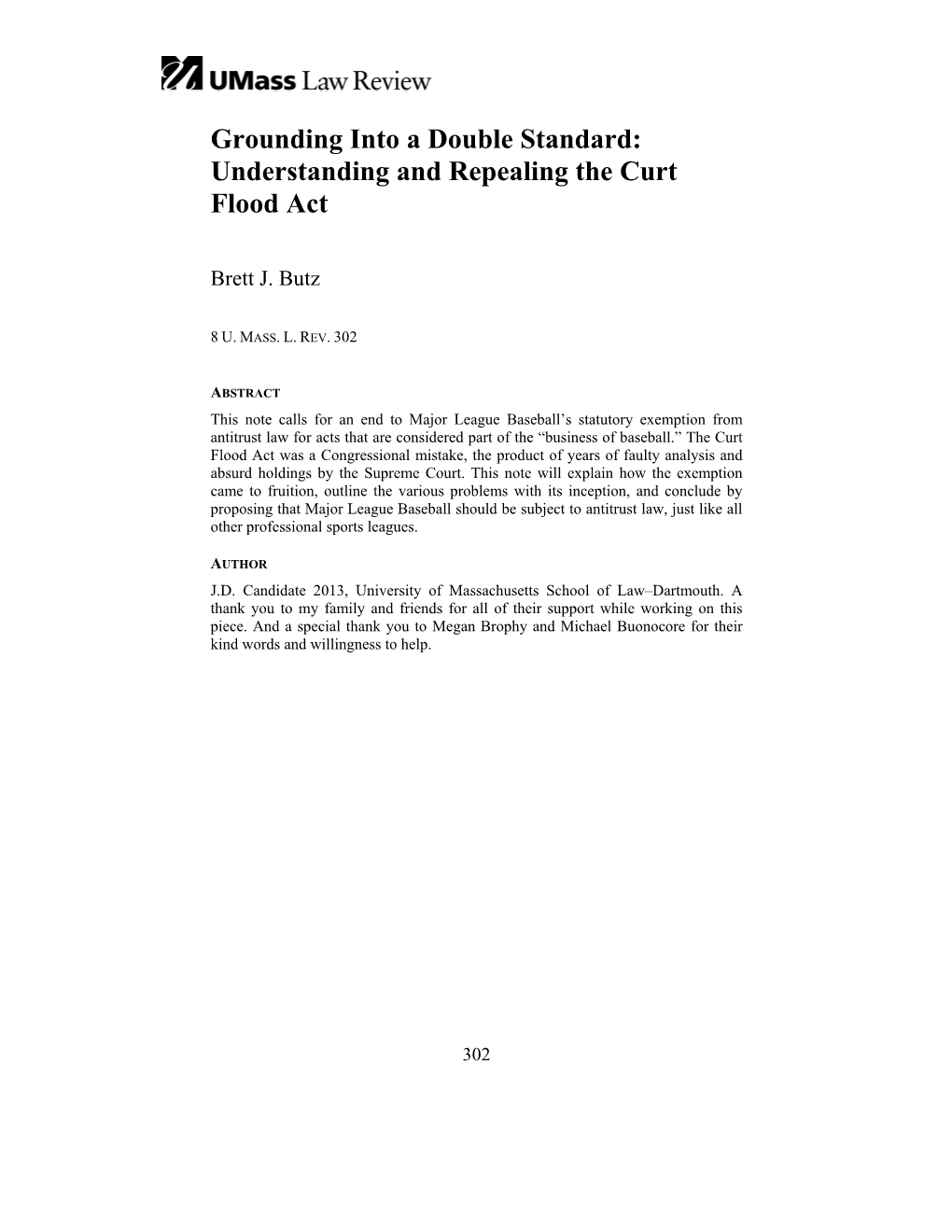 Understanding and Repealing the Curt Flood Act