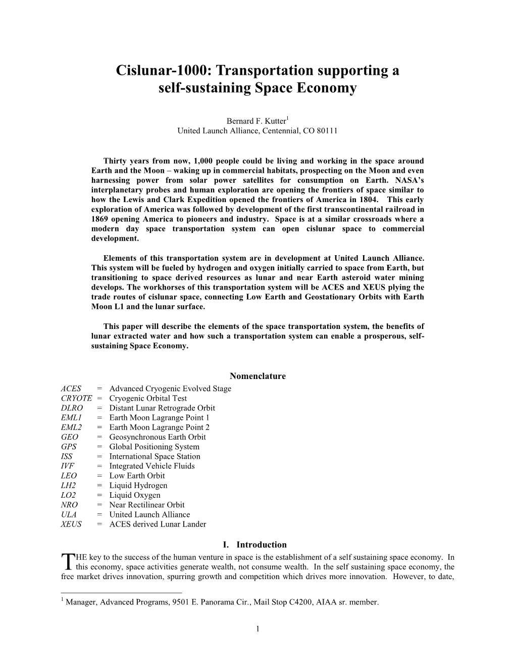 Cislunar-1000: Transportation Supporting a Self-Sustaining Space Economy