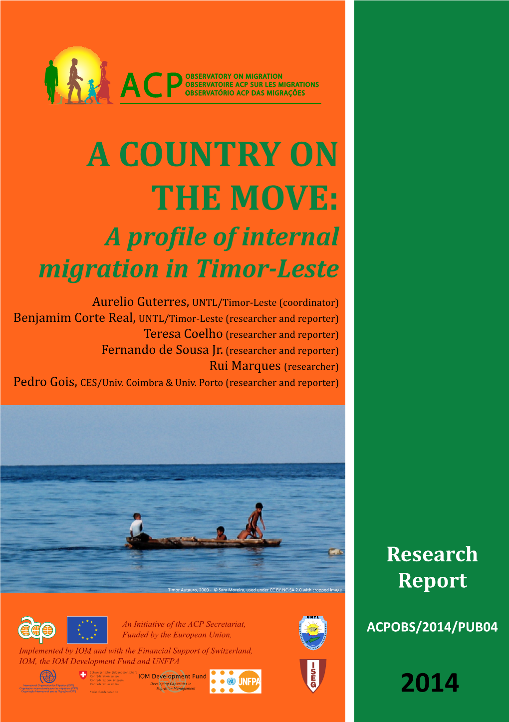 A Profile of Internal Migration in Timor-Leste