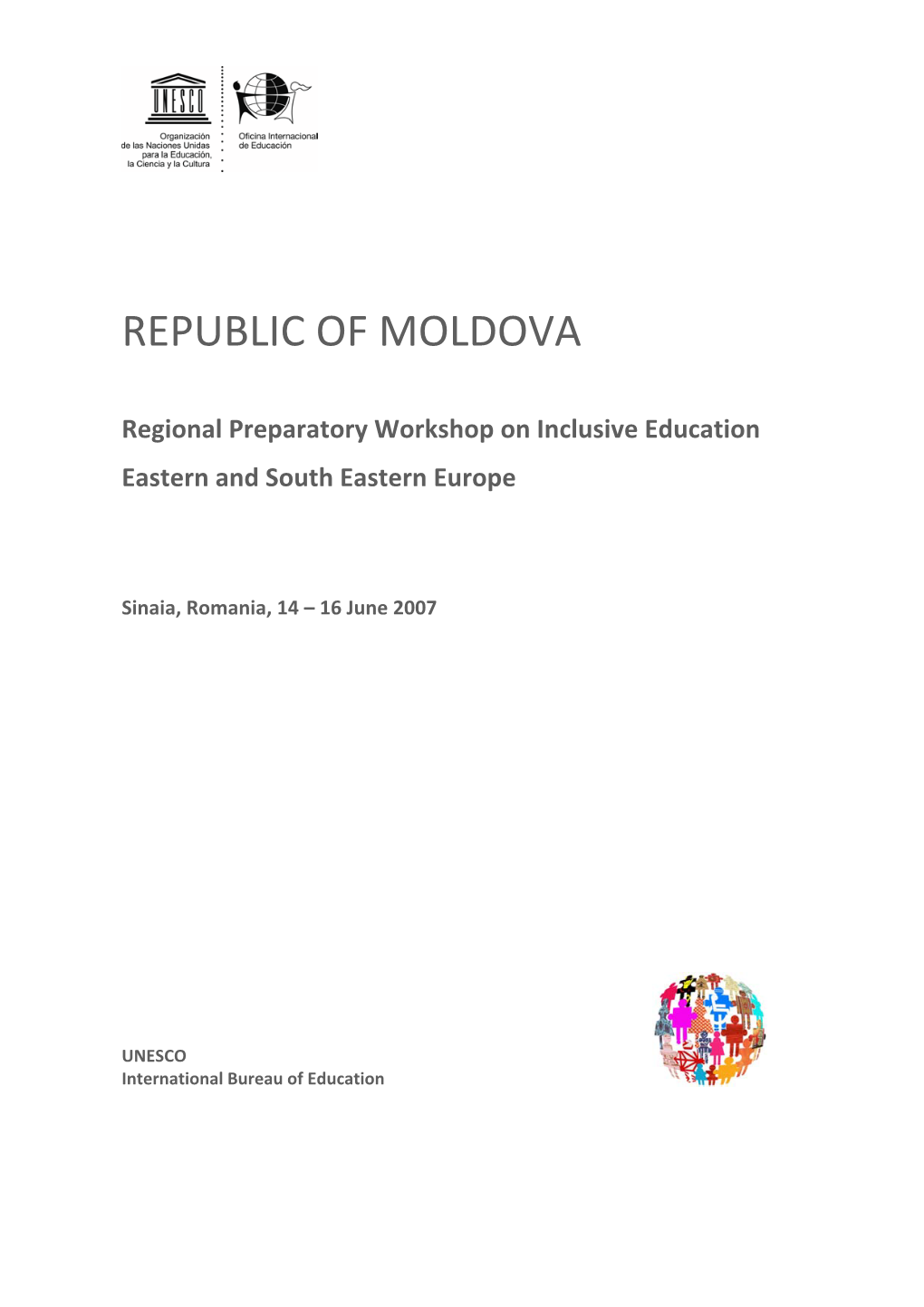 Inclusive Education in the Republic of Moldova