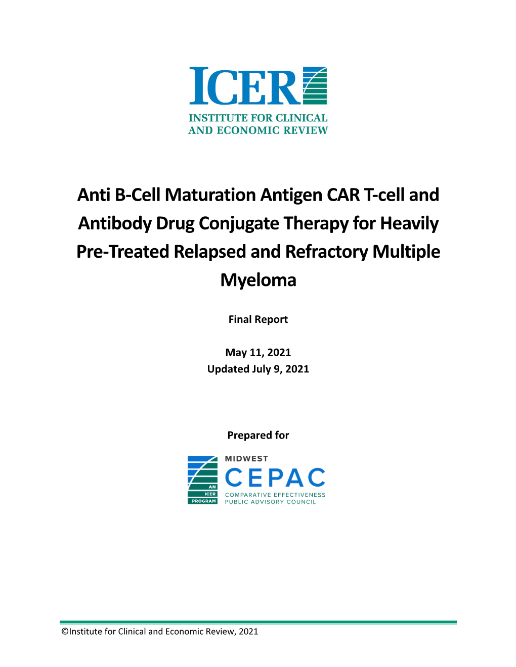 Anti B-Cell Maturation Antigen CAR T-Cell and Antibody Drug Conjugate Therapy for Heavily Pre-Treated Relapsed and Refractory Multiple Myeloma