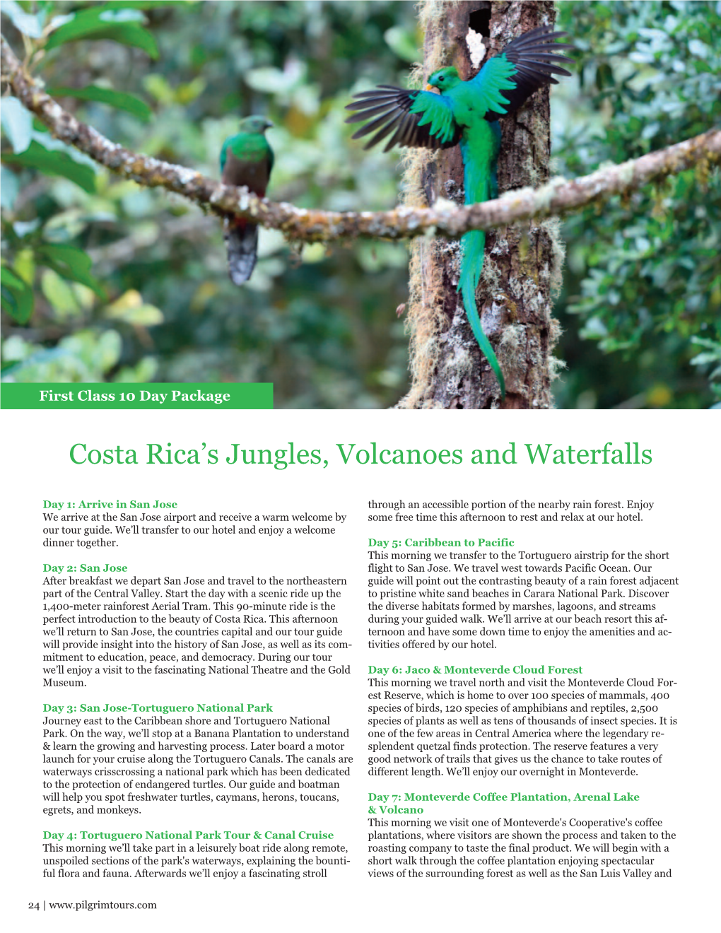 Costa Rica's Jungles, Volcanoes and Waterfalls