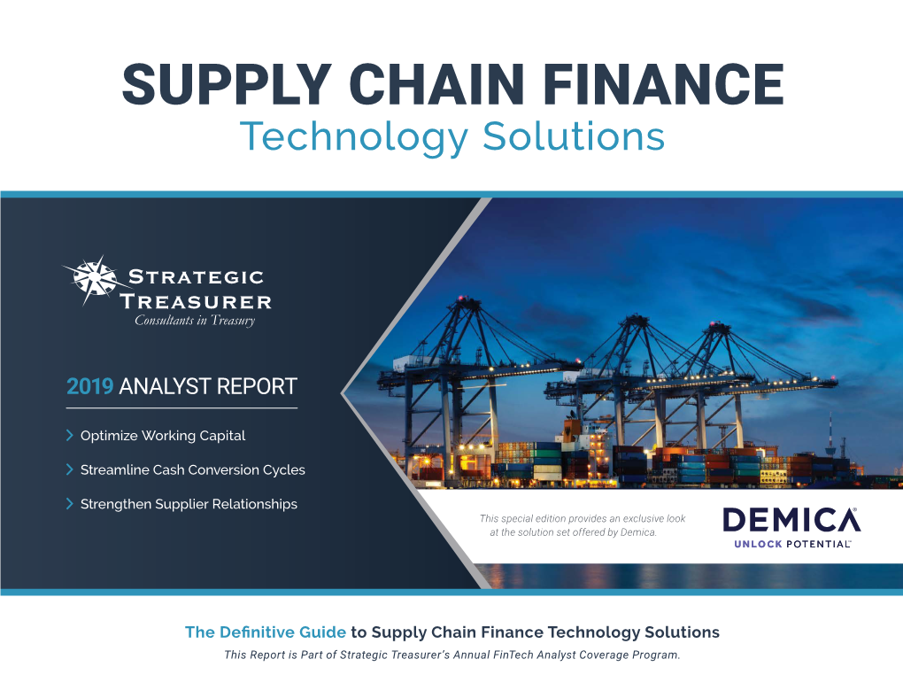 2019 Supply Chain Finance Analyst Report, Interest Rates Adjust