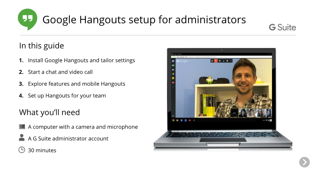 Google Hangouts Setup for Administrators