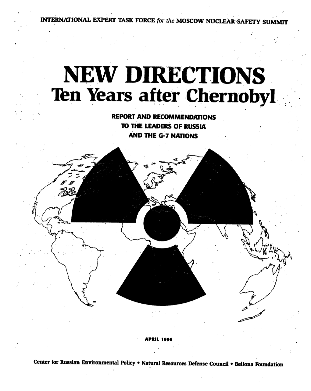 NEW DIRECTIONS Len Yearsa(Terchernobyl,:·