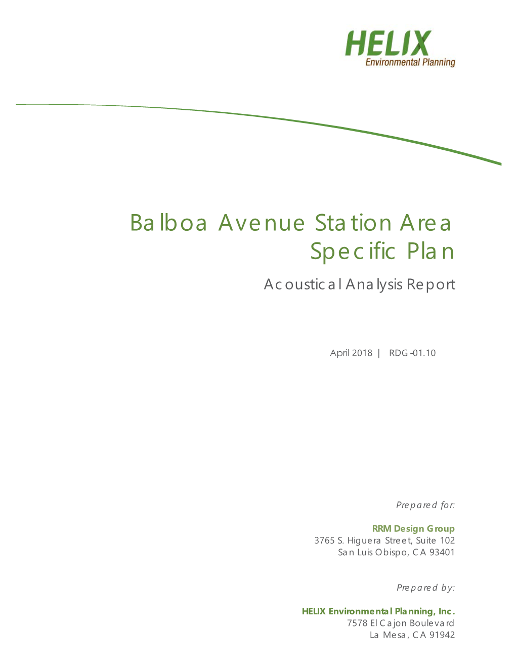 Balboa Avenue Station Area Specific Plan