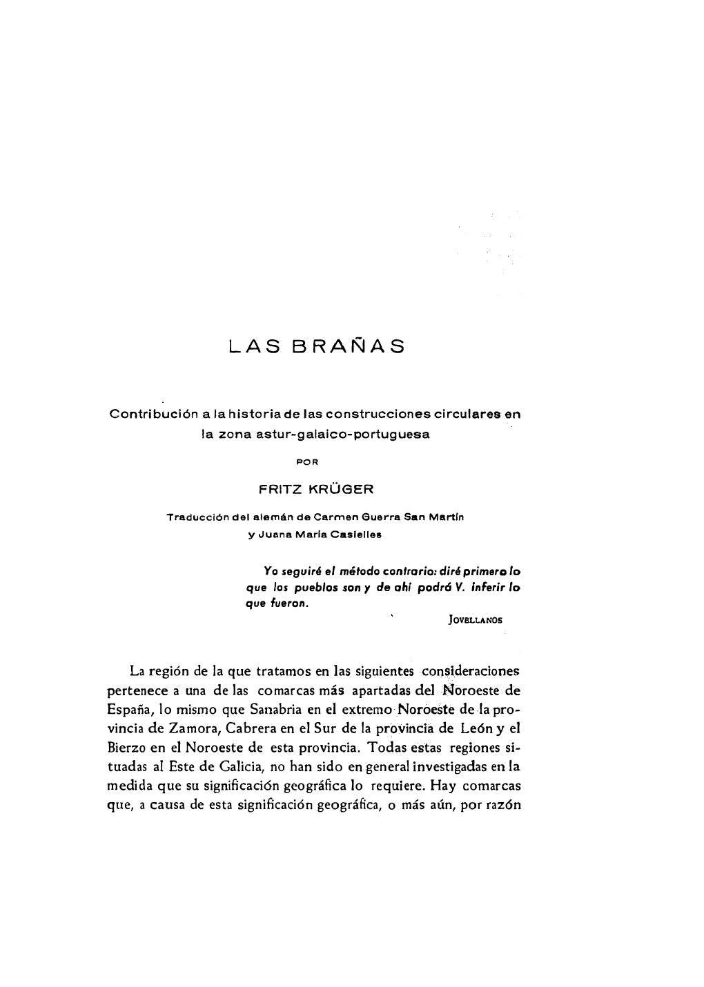 Las Brañas. Contribución a La Historia De Las Construcciones Circulares En Zon[...]