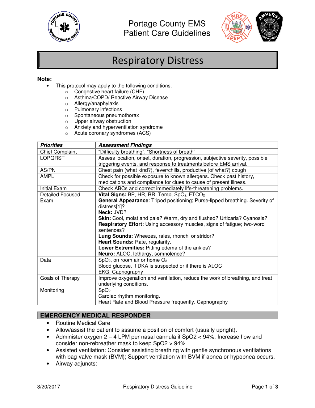 Respiratory Distress