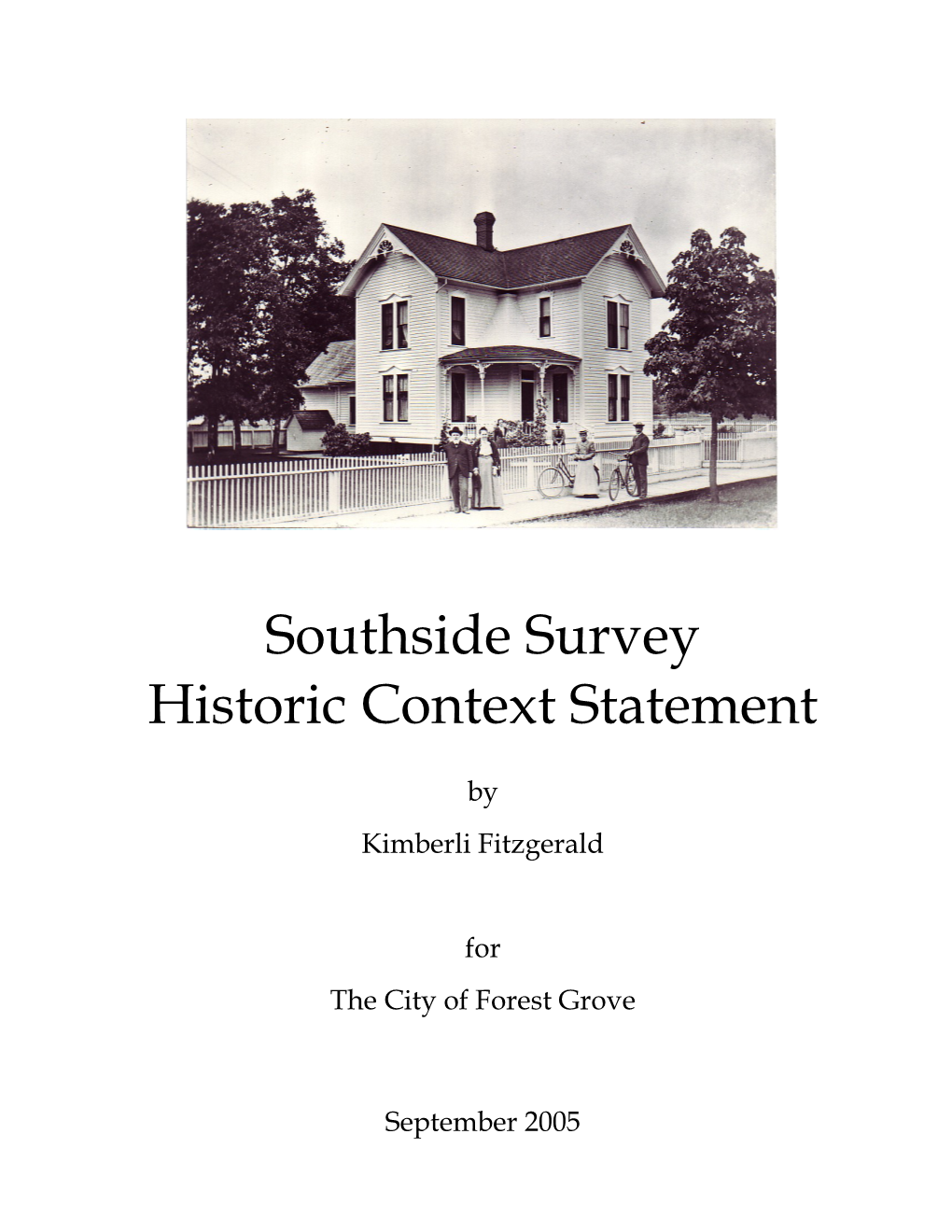 Southside Survey Historic Context Statement