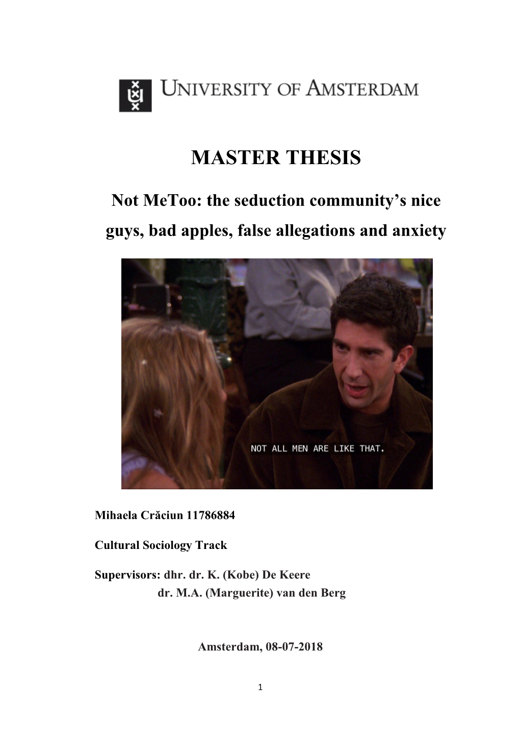 Master Thesis