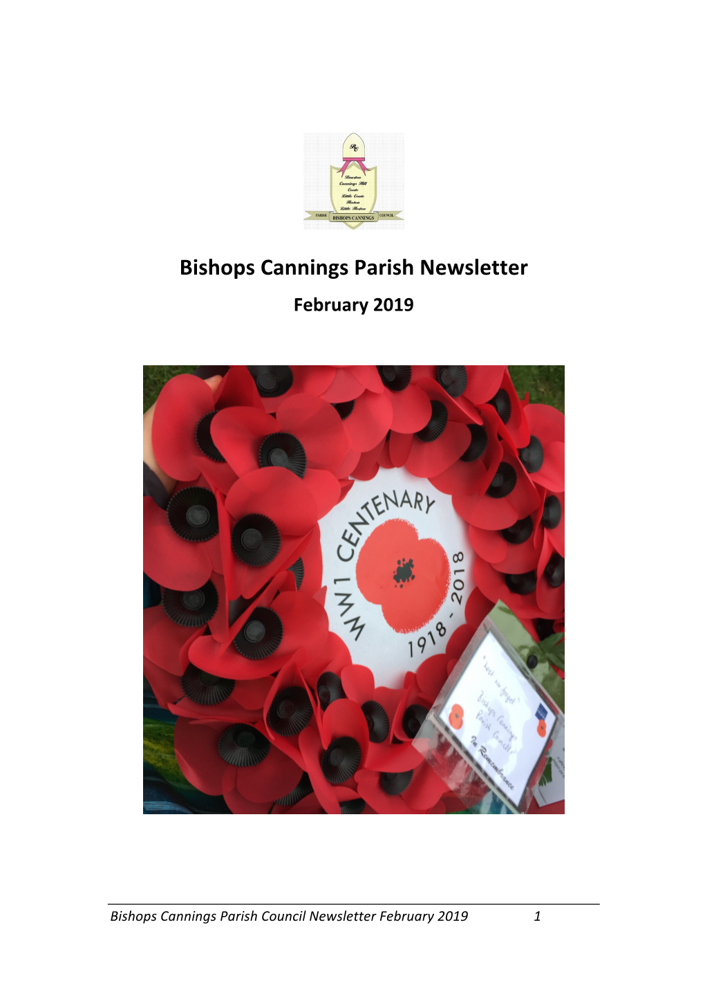 Bishops Cannings Parish Newsletter February 2019