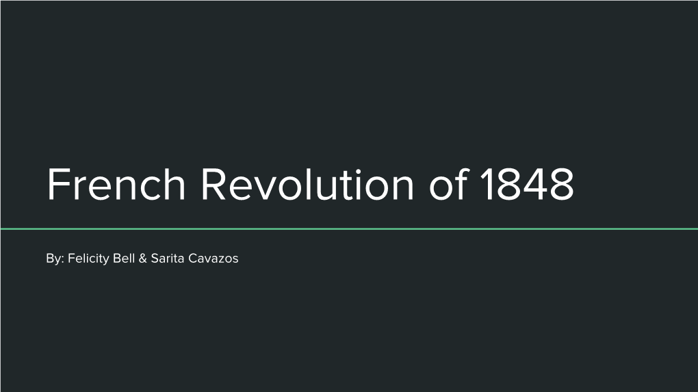 French Revolution of 1848