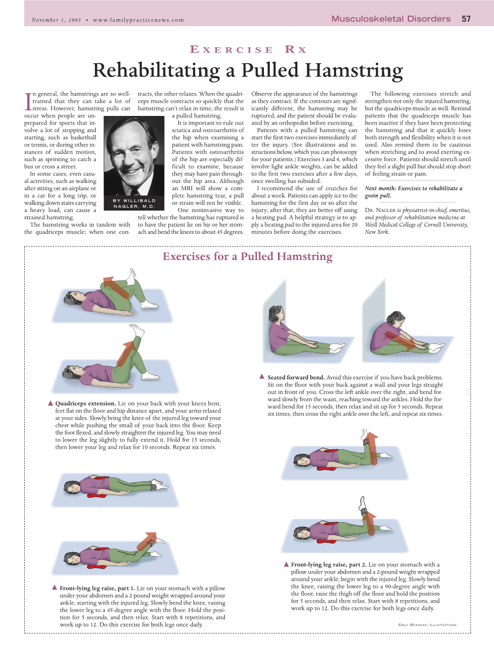 Rehabilitating a Pulled Hamstring