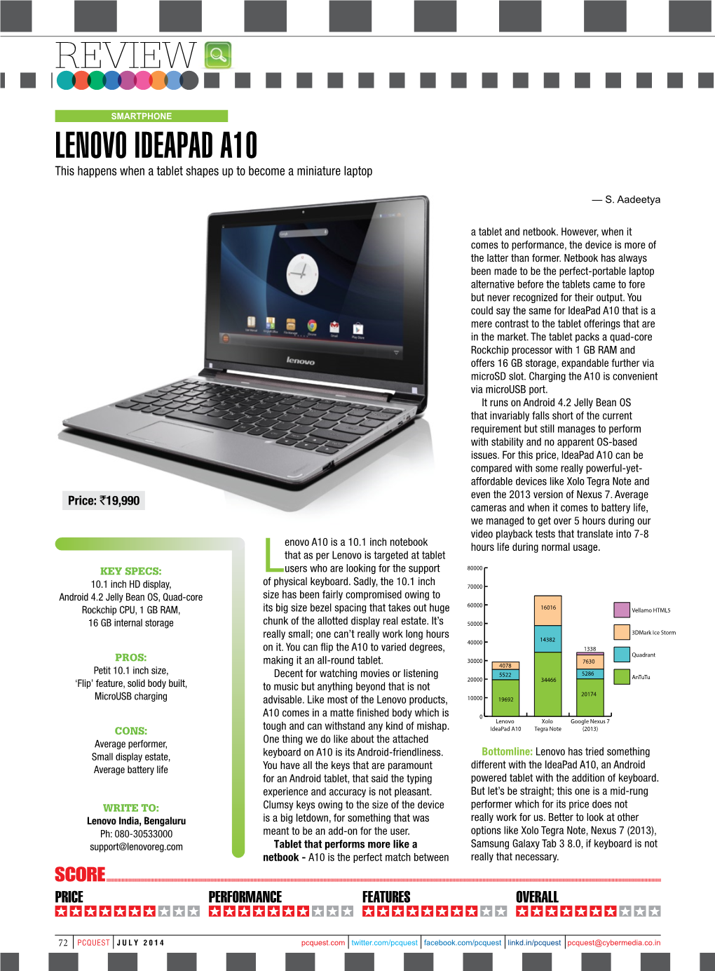 Lenovo A10 Notebook